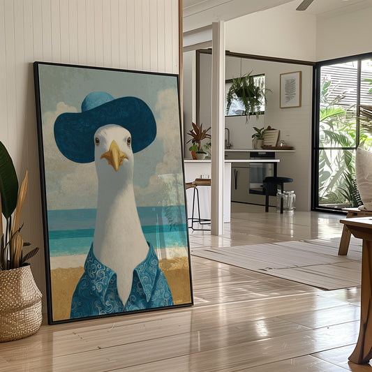 Seaside Gull In Fancy Attire