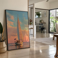 Coral Skies Meet Sailor's Freedom