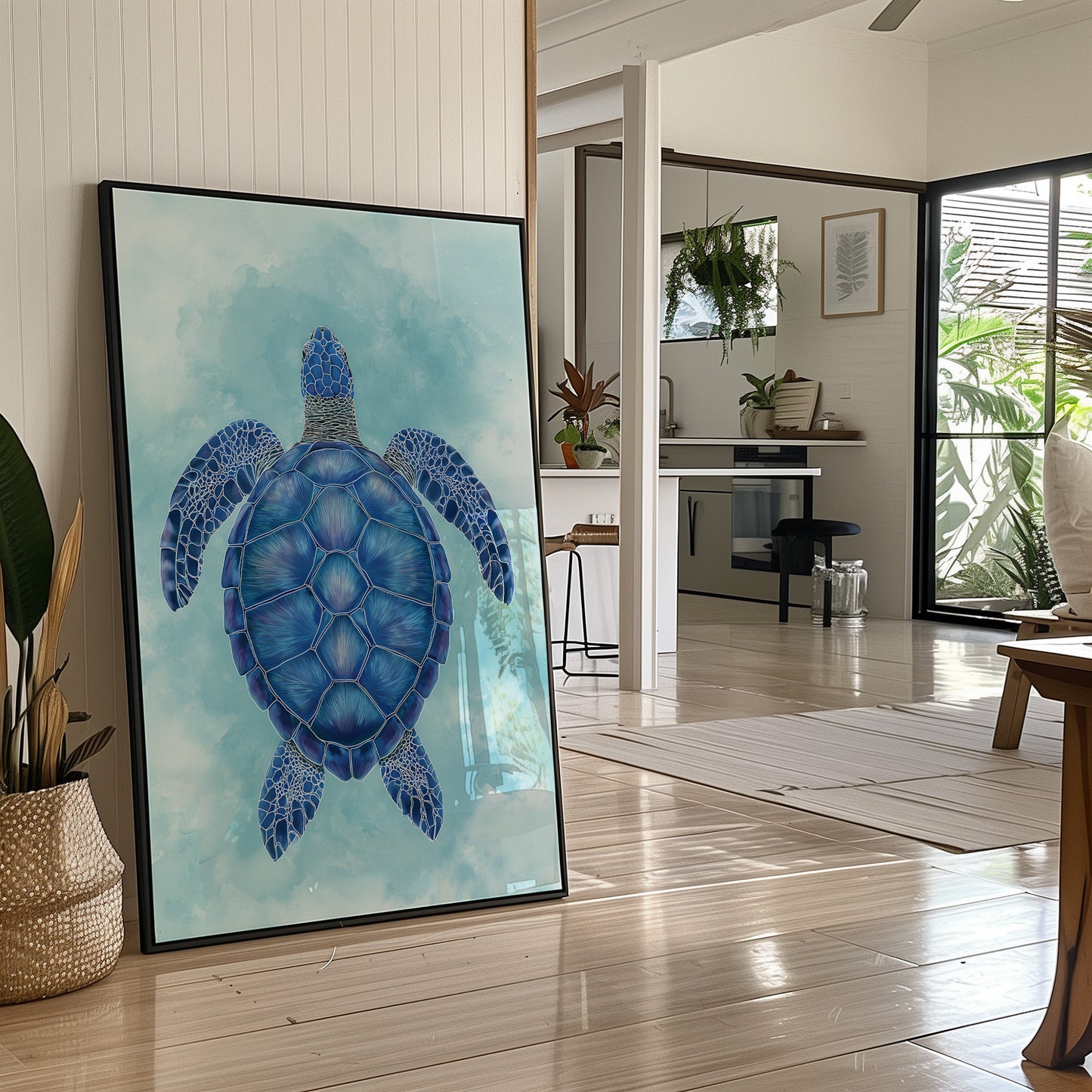 Azure Voyager In Gentle Tides