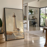 Coastal Beacon Awaits Evening Tide