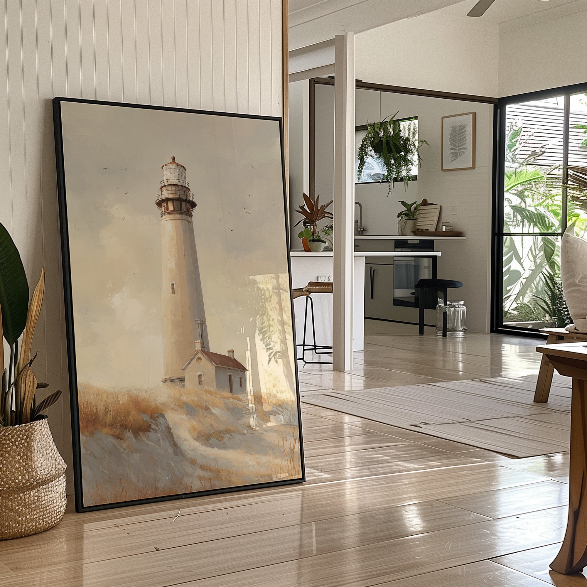 Coastal Beacon Awaits Evening Tide