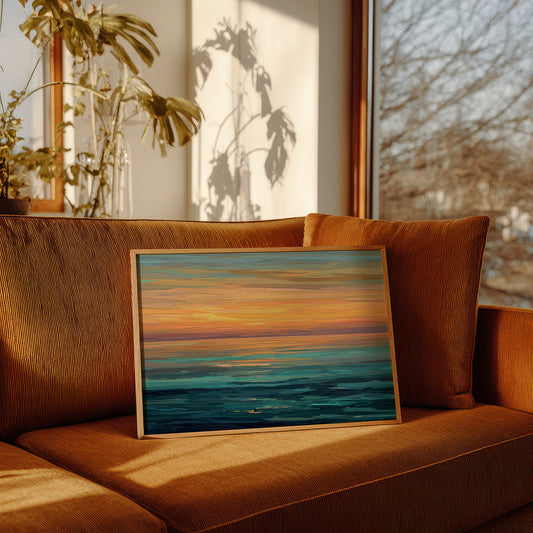 Horizon Lines Melt Into Sea