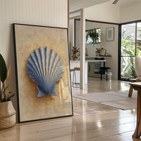 Coastal Memory In Blue Relief