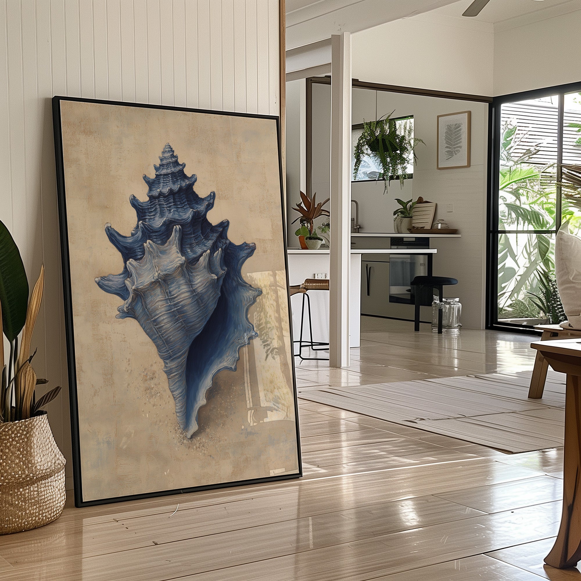 Ocean Memories In Indigo Blue