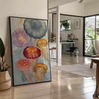 Pastel Medusas Dance Through Currents