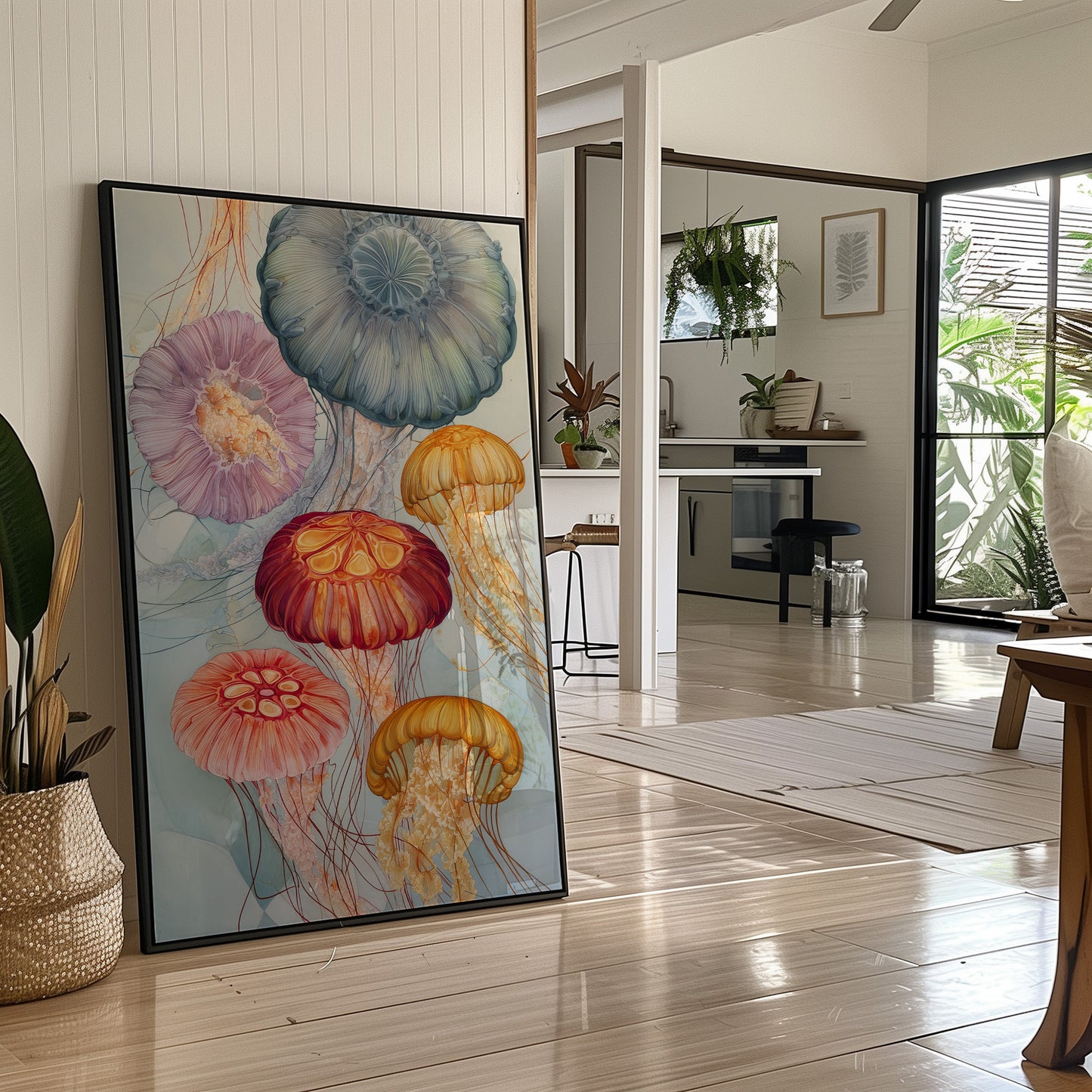 Pastel Medusas Dance Through Currents