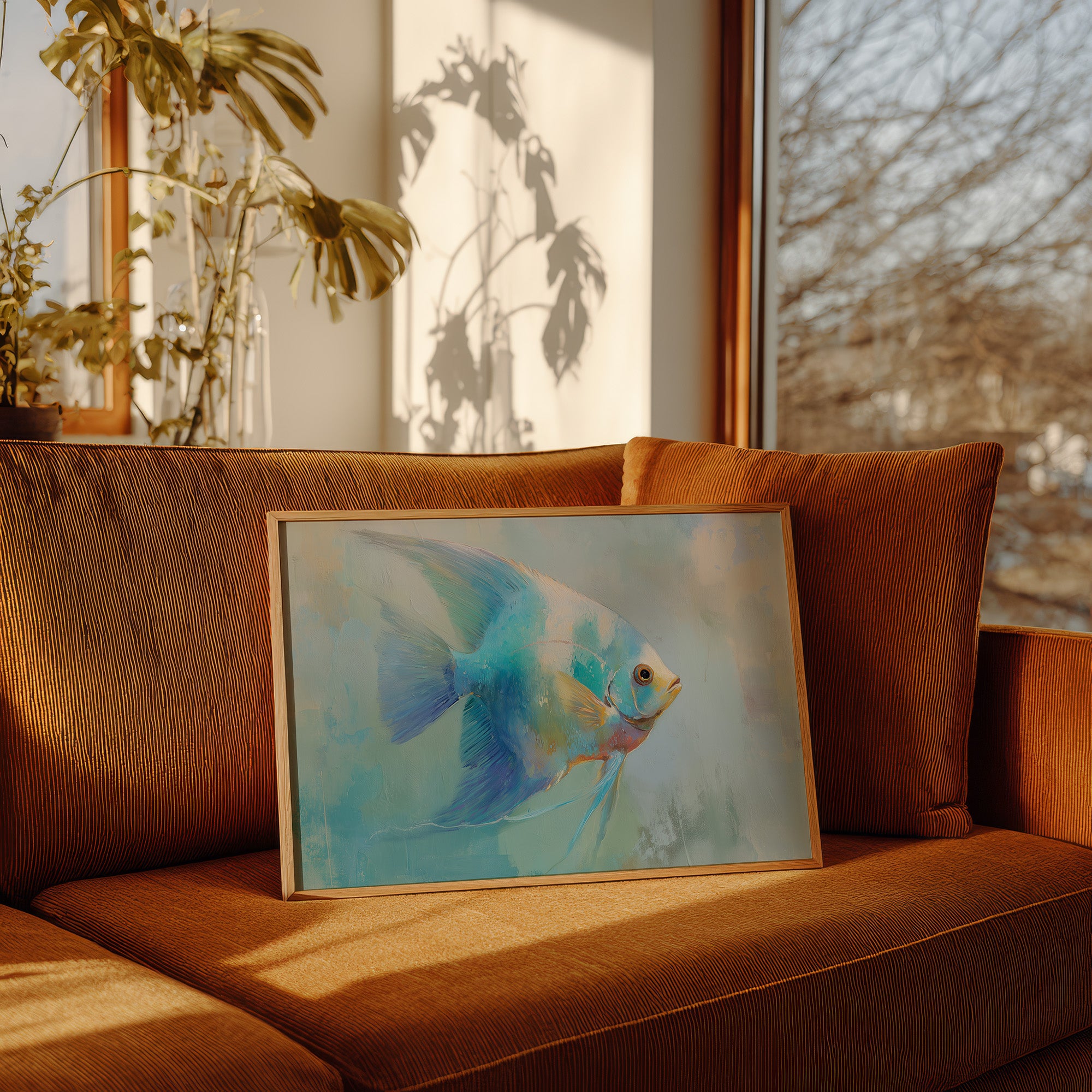 Azure Dancer In Tranquil Waters