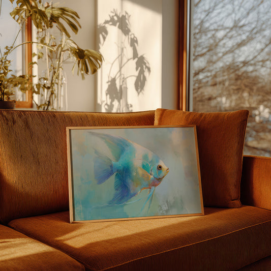 Azure Dancer In Tranquil Waters