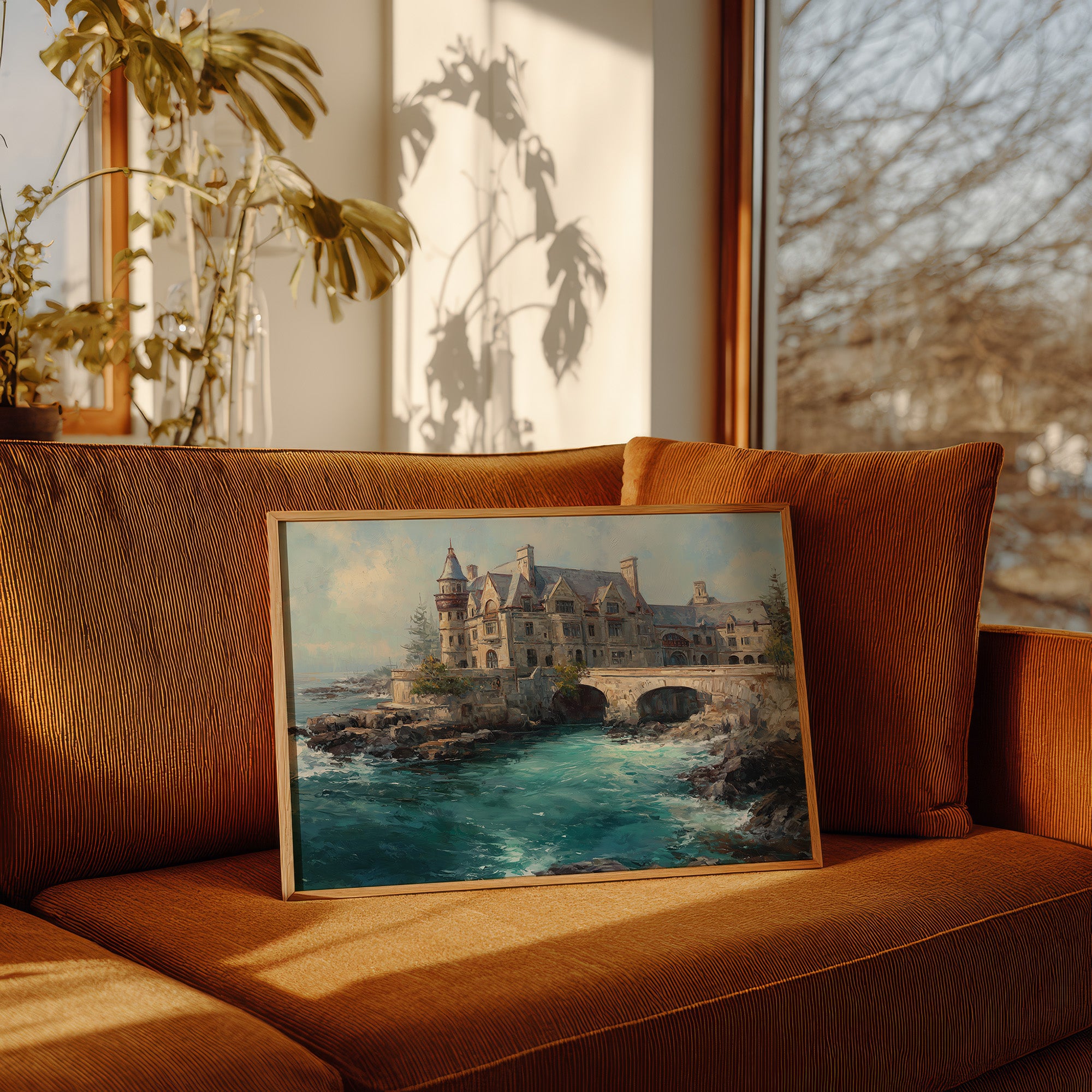 Coastal Manor Meets Turquoise Tide