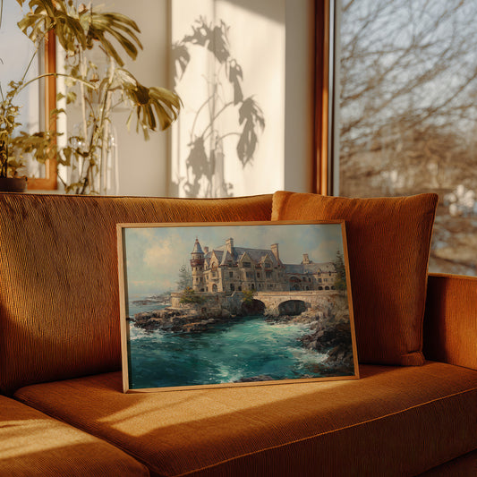 Coastal Manor Meets Turquoise Tide