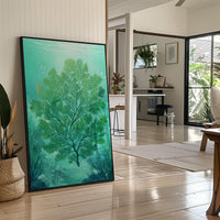 Sea Fern Dances In Aqua