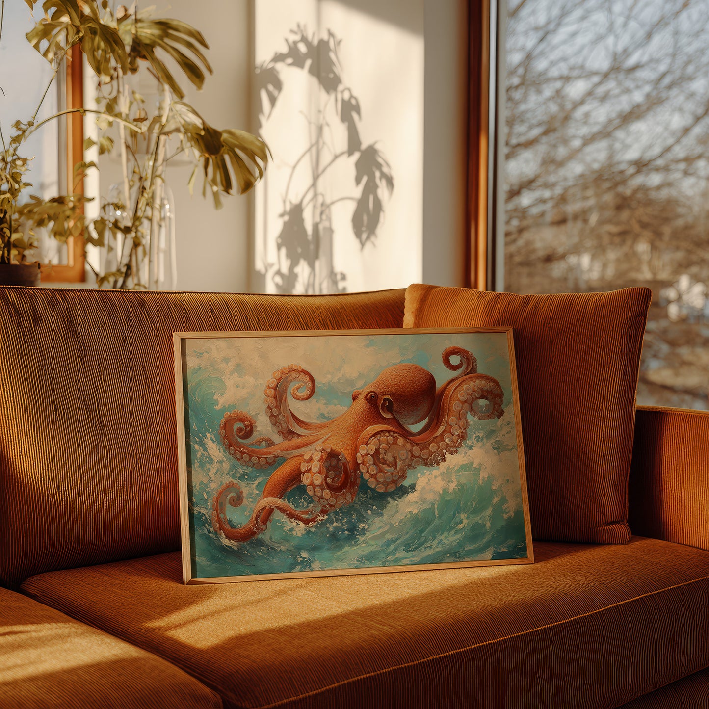 Copper Dancer Rides Turquoise Waves