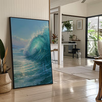 Coastal Memories Rest Against Leather