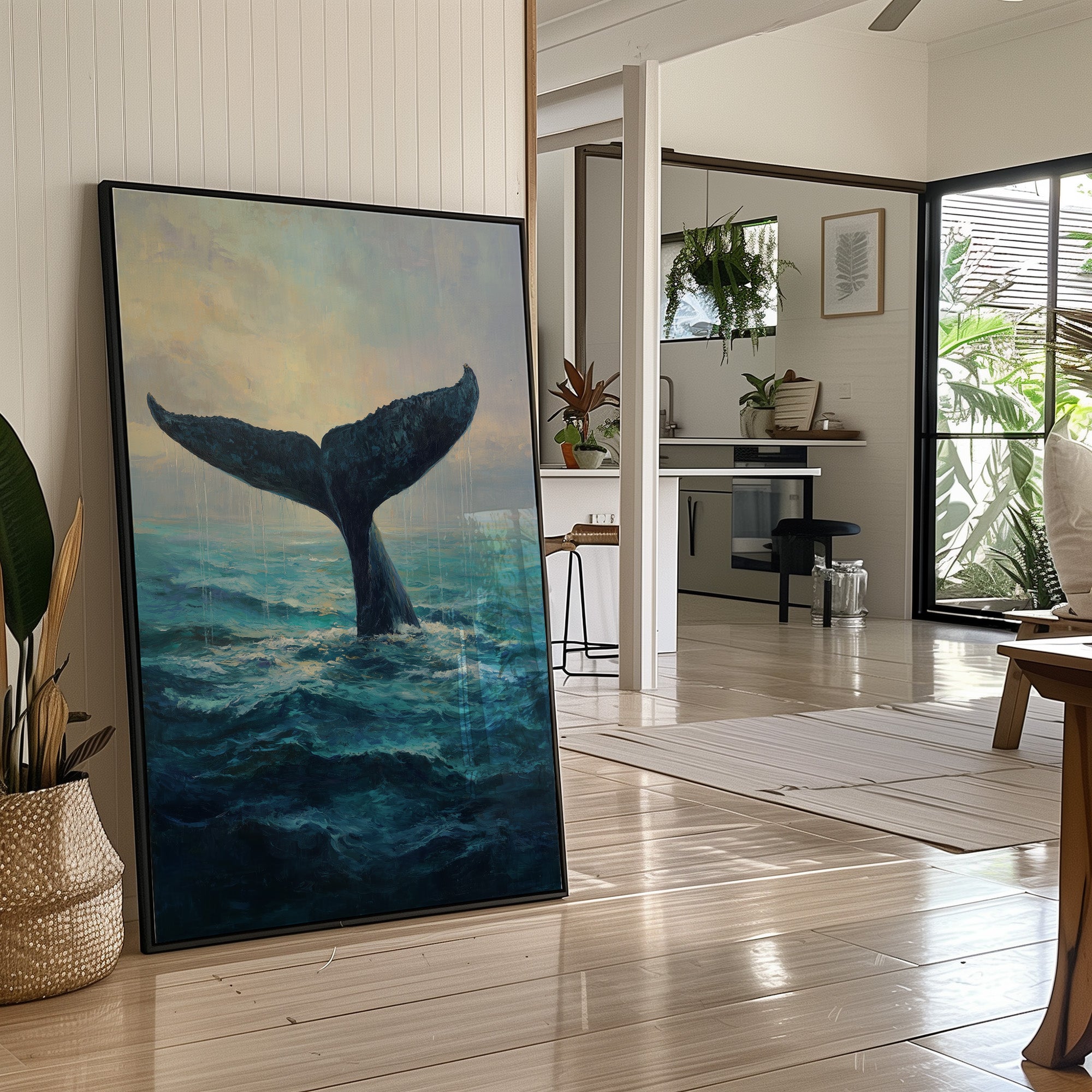 Ocean Giant Breaks Morning Tide