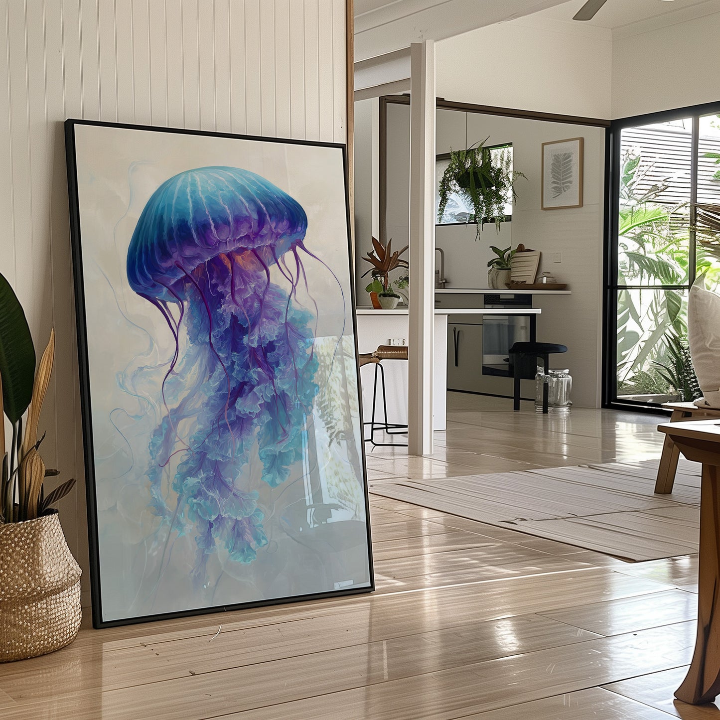 Ocean Depths In Violet Dance