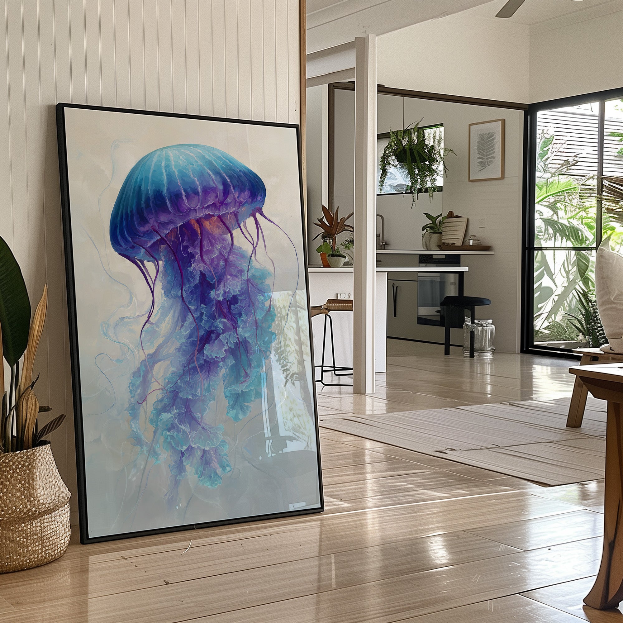 Ocean Depths In Violet Dance