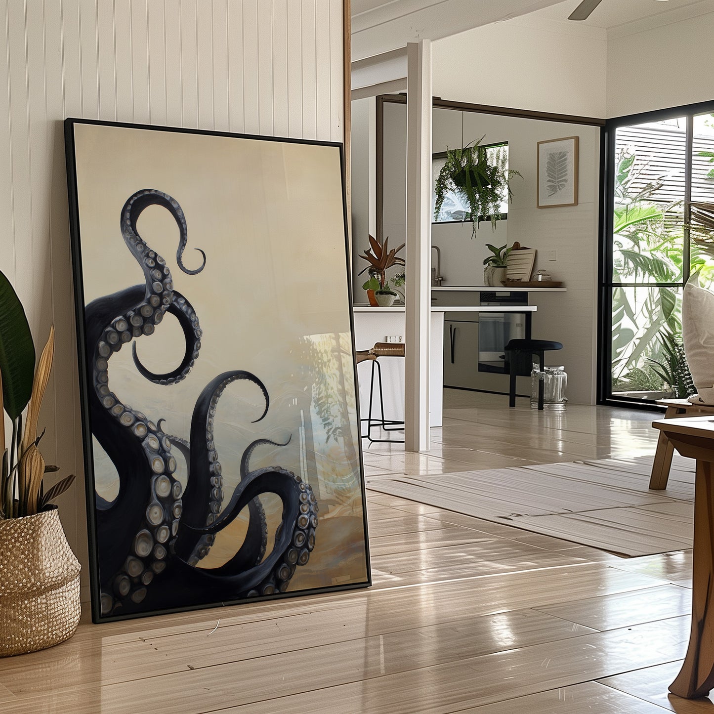 Tentacles Dance In Neutral Tones