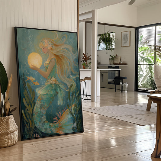 Ocean's Pearl Holds Moonlit Secret