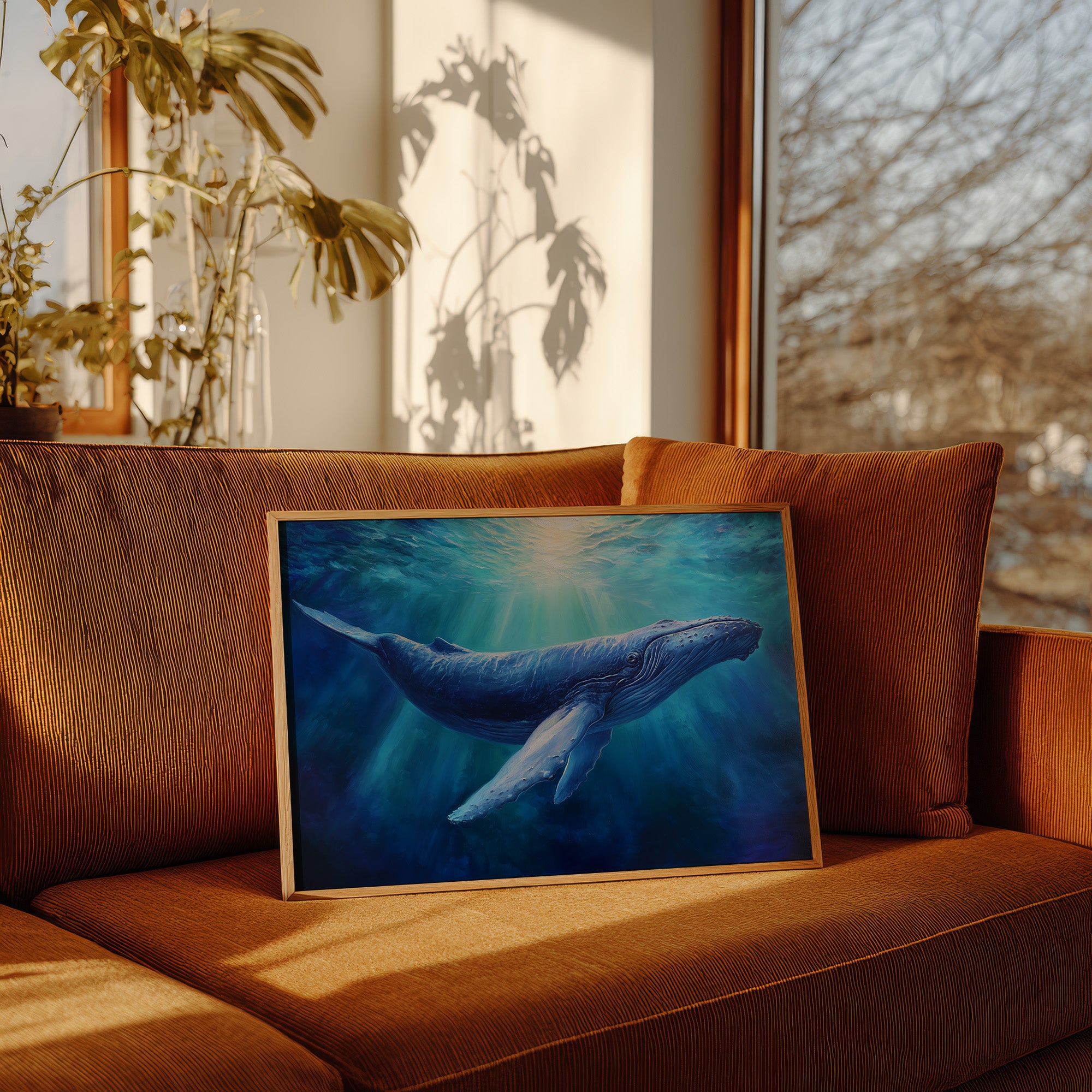 Ocean Giant In Azure Depths