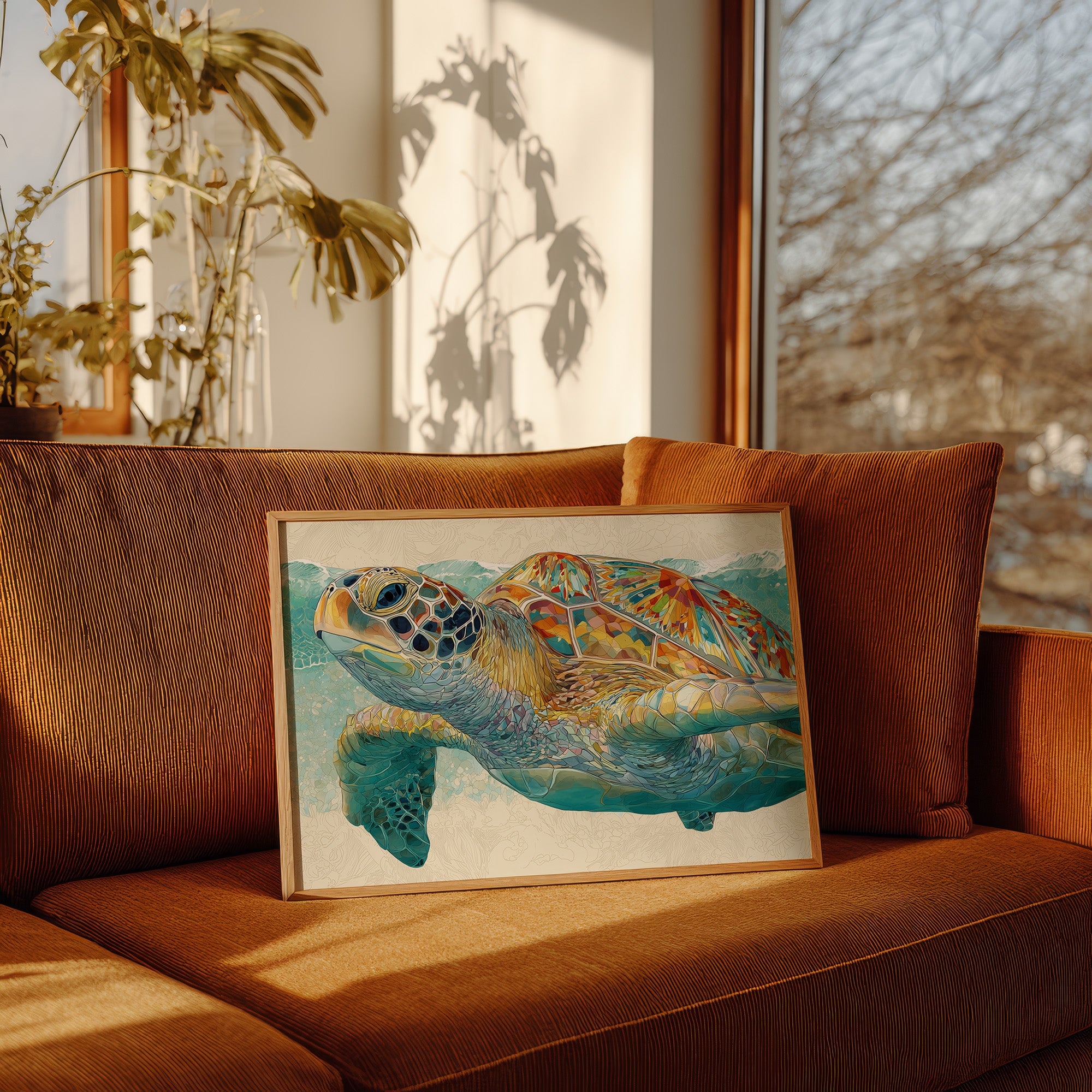 Ancient Voyager In Turquoise Depths