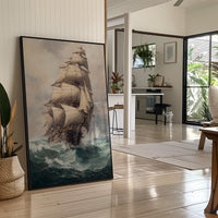 Tall Ships Dance On Restless Tides