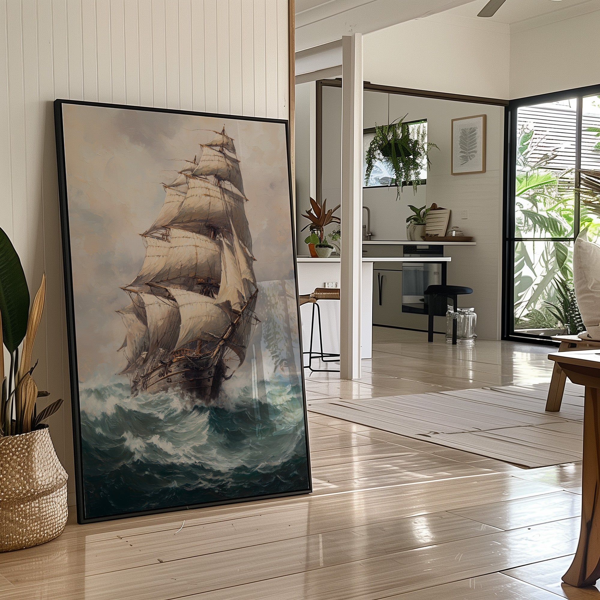 Tall Ships Dance On Restless Tides