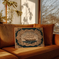 Tall Ships Through Ornate Seas