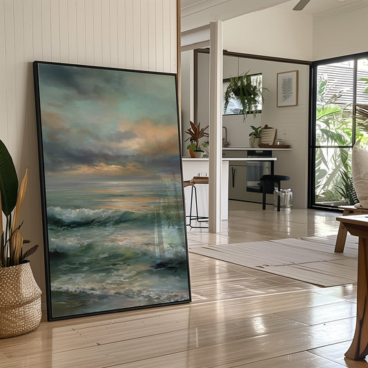 Seafoam Dances With Morning Light