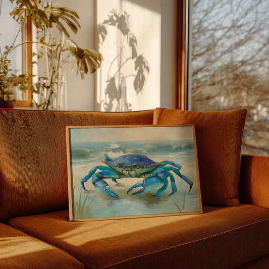 Blue Sentinel Of Tidal Shores