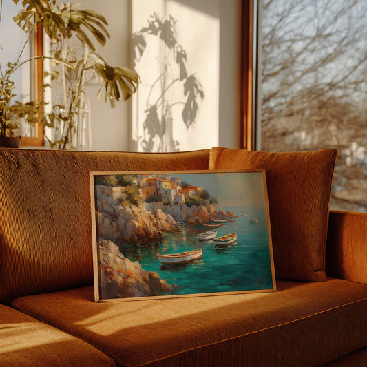 Cliffside Village Meets Azure Waters