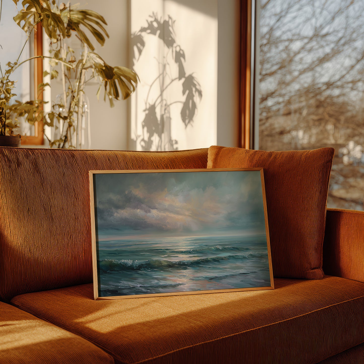 Ocean Breaths Between Storm Clouds