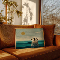 Sea Otter's Morning Curiosity