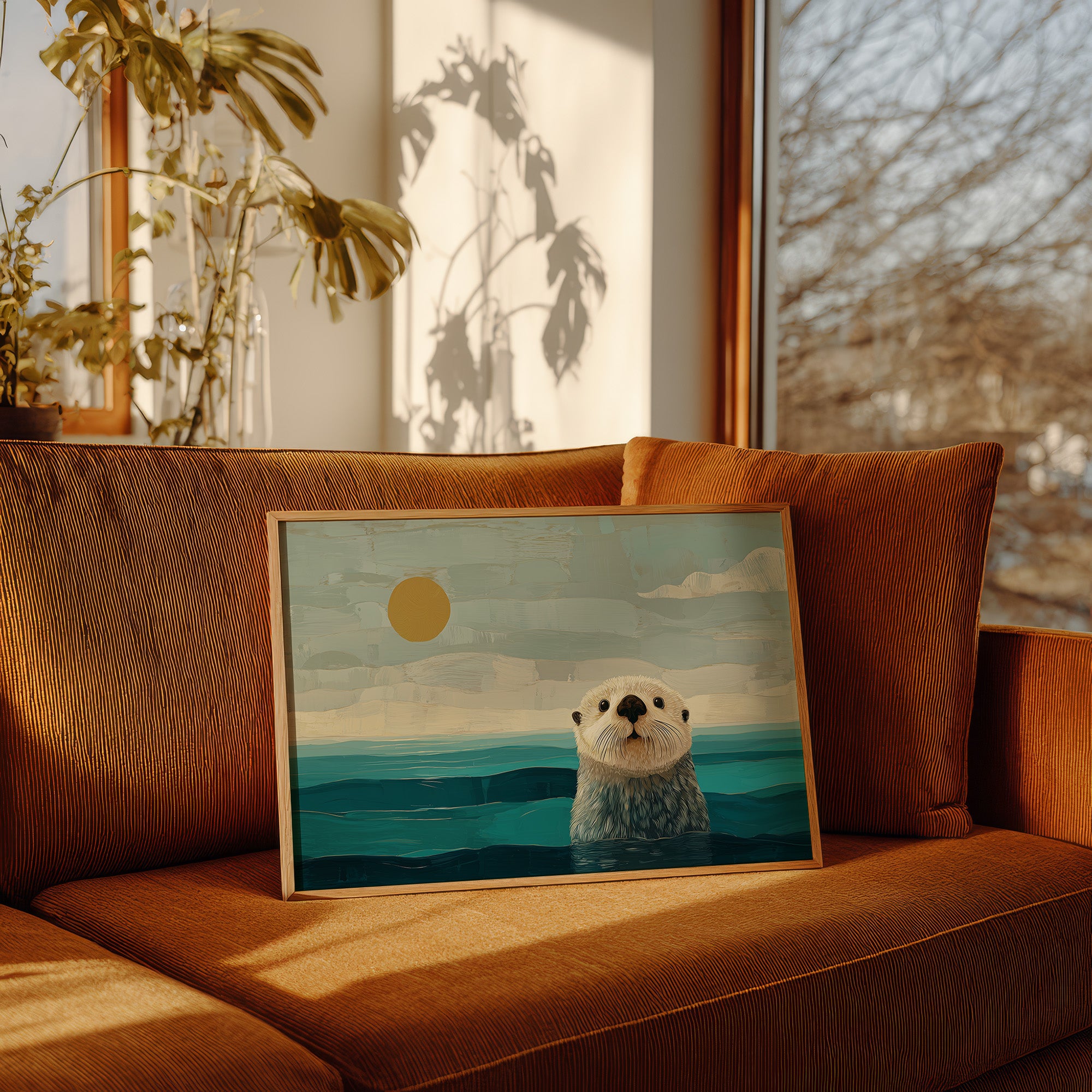 Sea Otter's Morning Curiosity