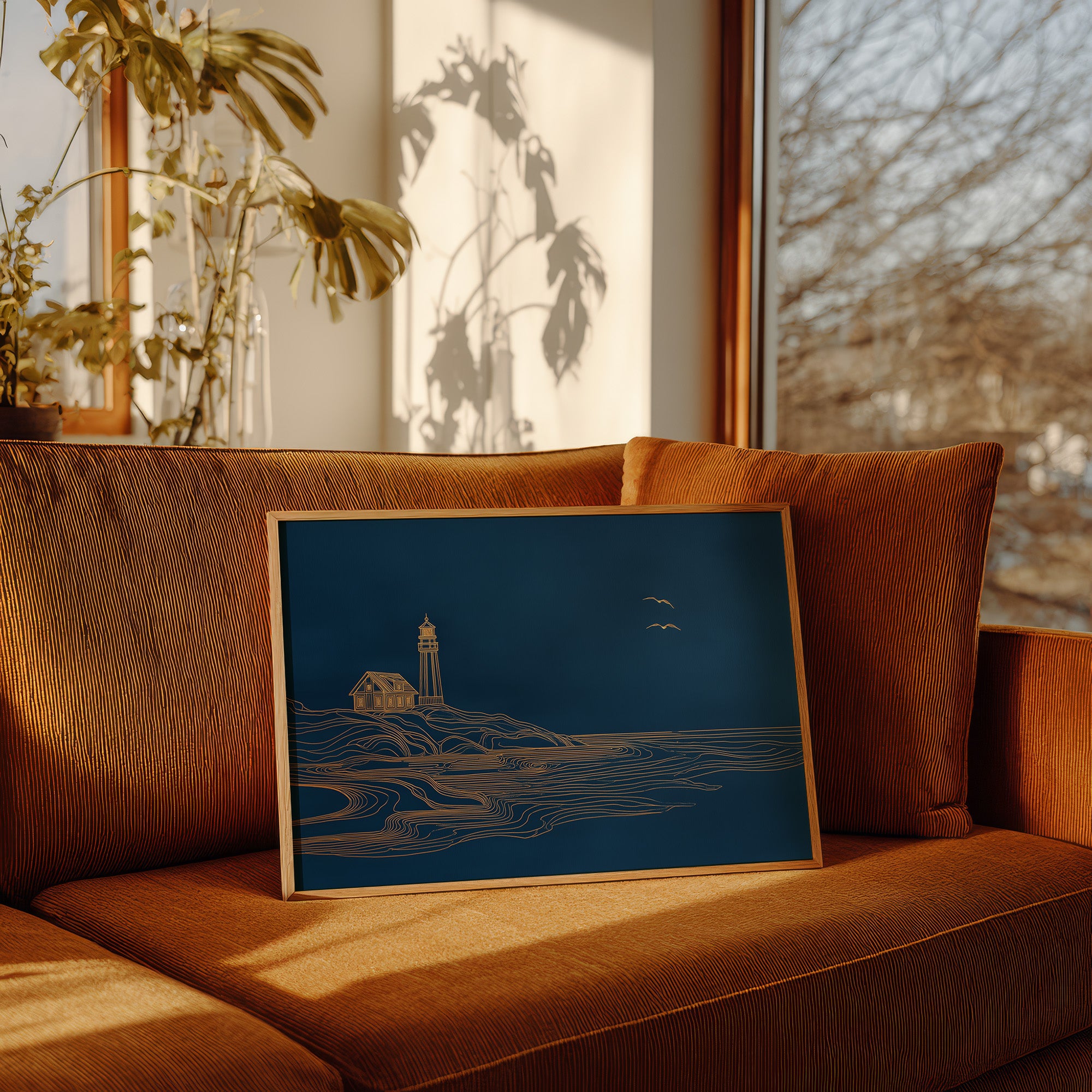 Coastal Beacon Awaits The Dawn