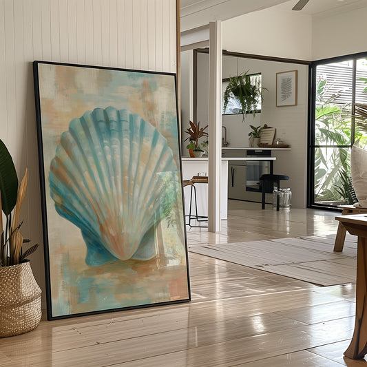 Coastal Memory In Aqua Tones