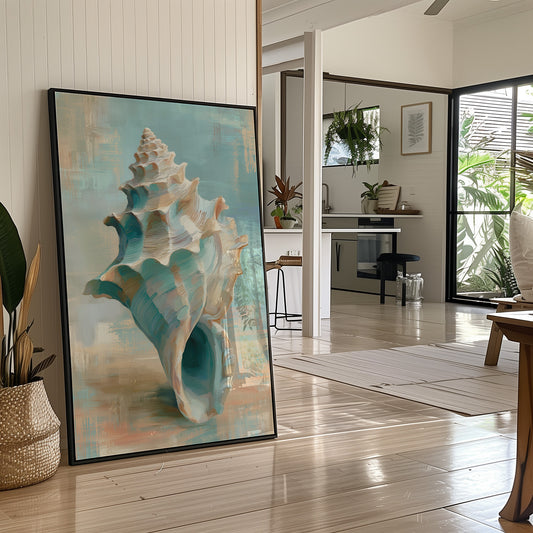 Ocean Memories In Wooden Frame