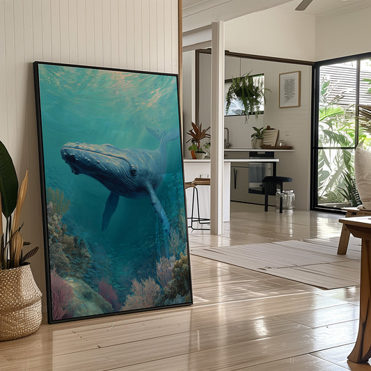 Gentle Giant Drifts Through Aqua