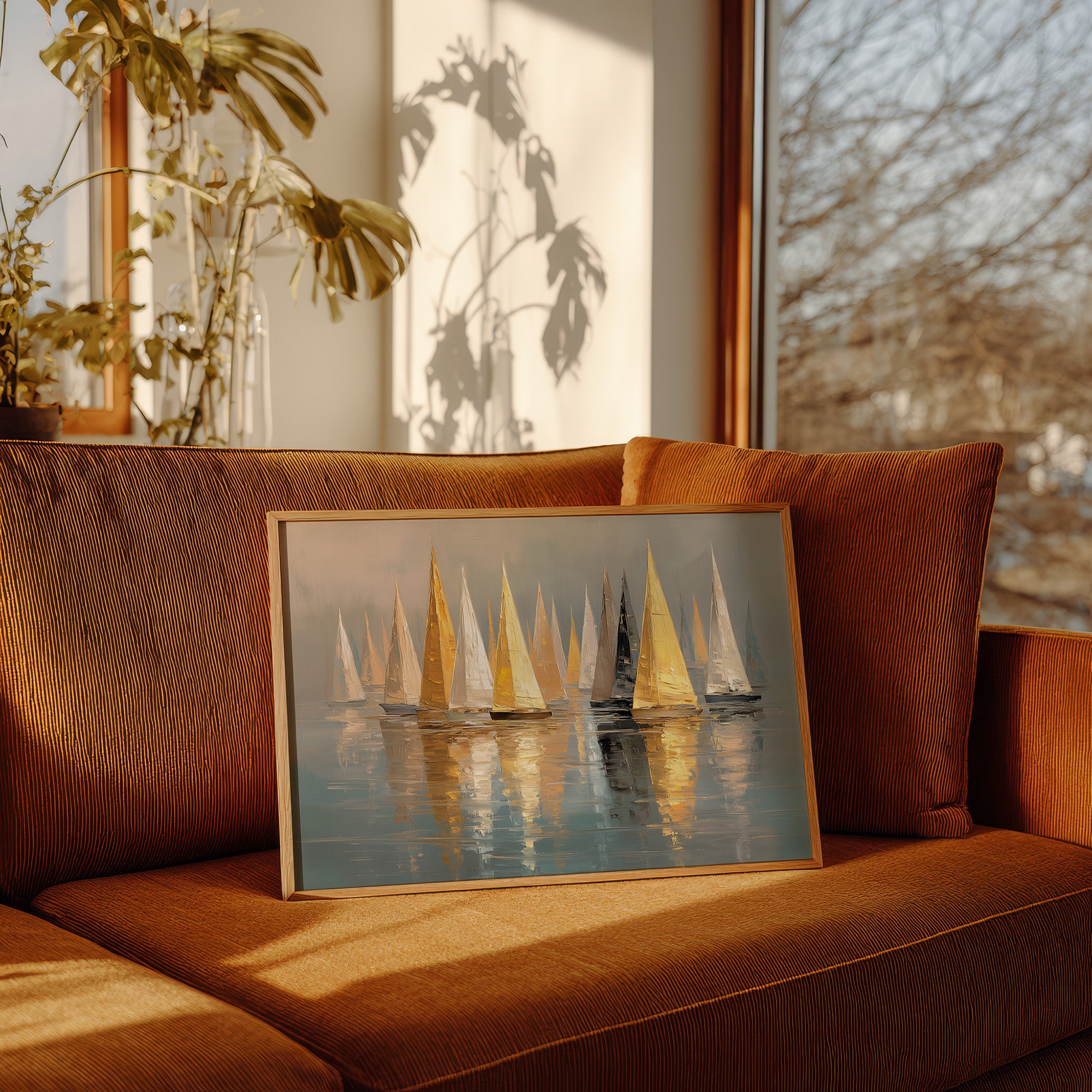 Golden Sails Dance At Dawn