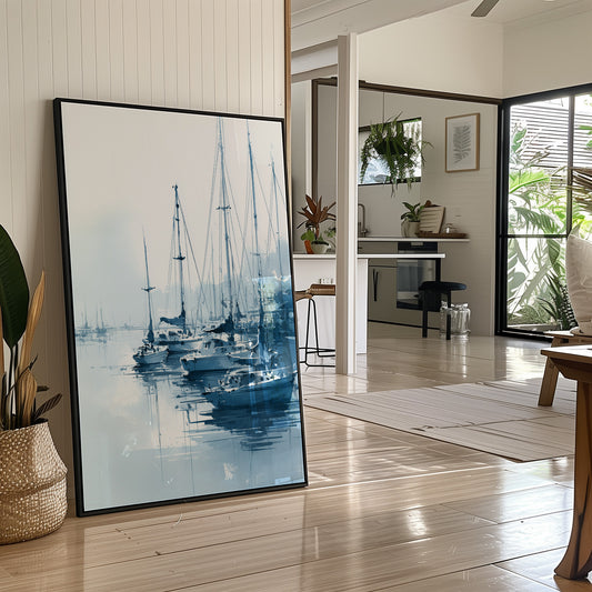 Harbor Mist On Quiet Waters