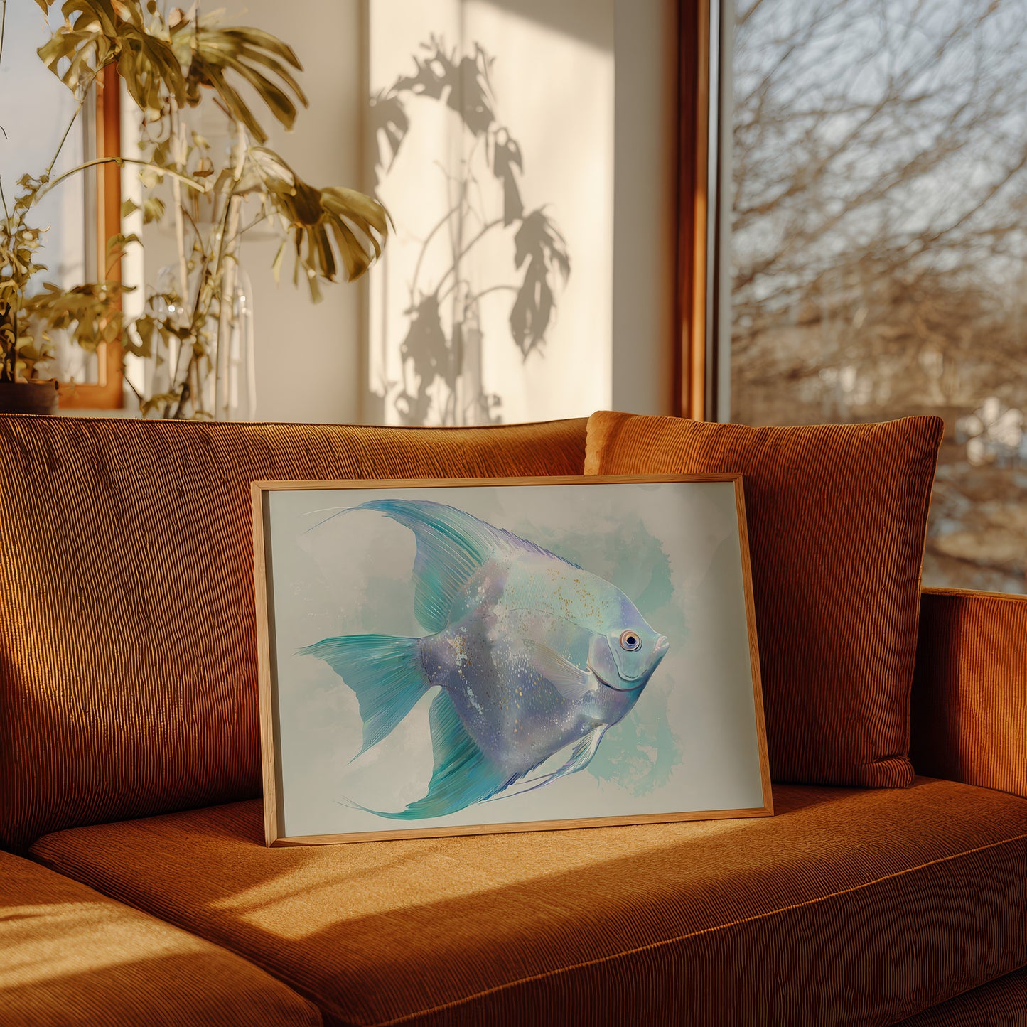 Azure Dancer In Still Waters