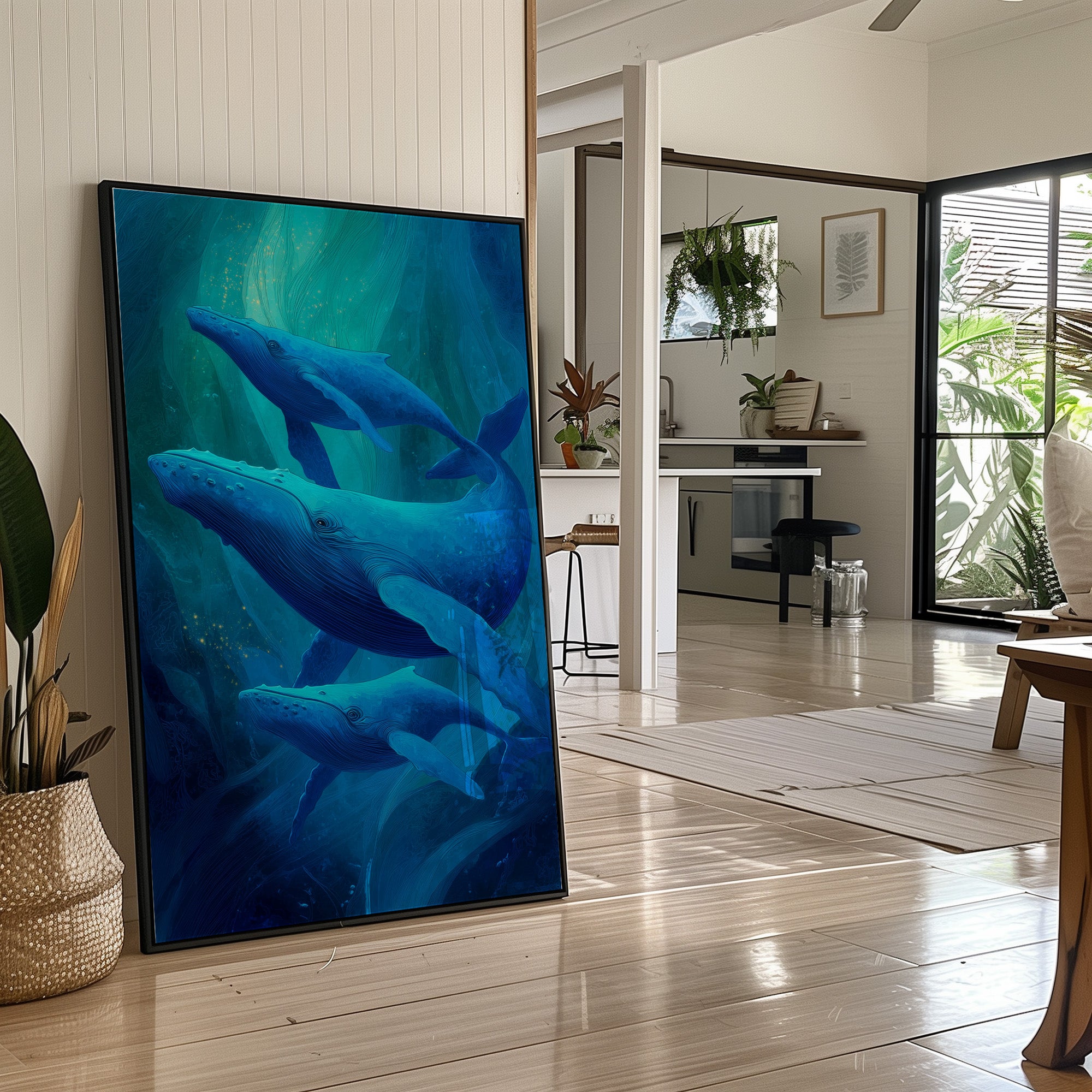 Gentle Giants Dance Through Cyan