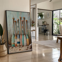 Pastel Oars Await Summer Adventures