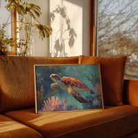 Ancient Voyager Through Turquoise Depths