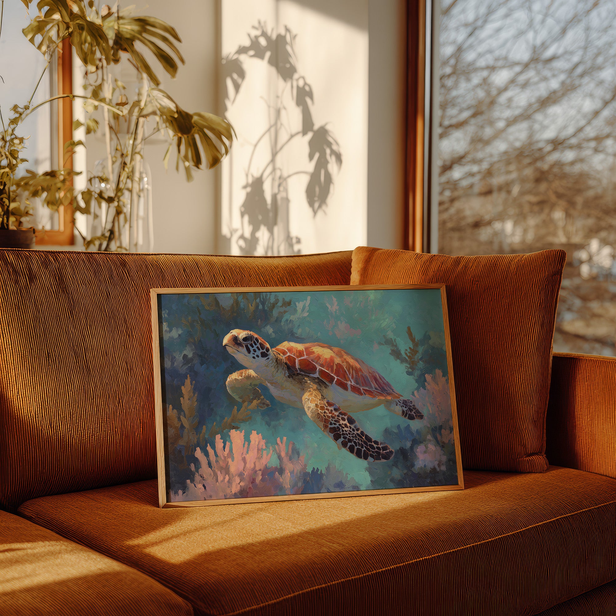 Ancient Voyager Through Turquoise Depths