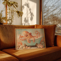 Tentacles Drift In Coral Daydream