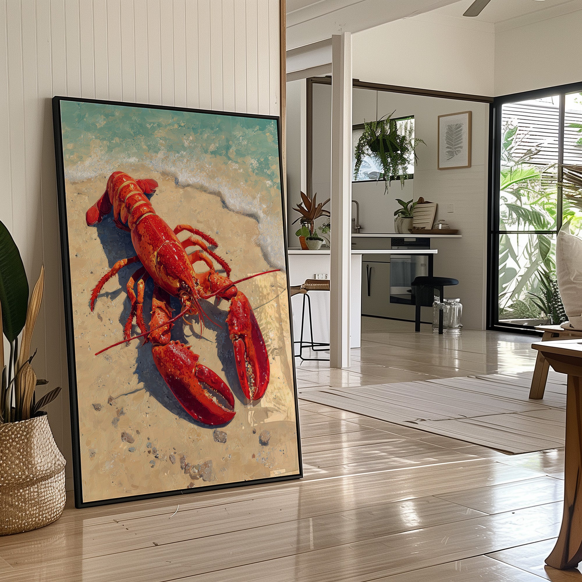 Scarlet Tides Meet Sandy Shores