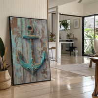 Weathered Anchor Tells Coastal Tales