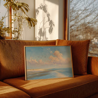 Birds Soar Above Coastal Reverie