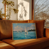 Sailing Through Azure Summer Skies