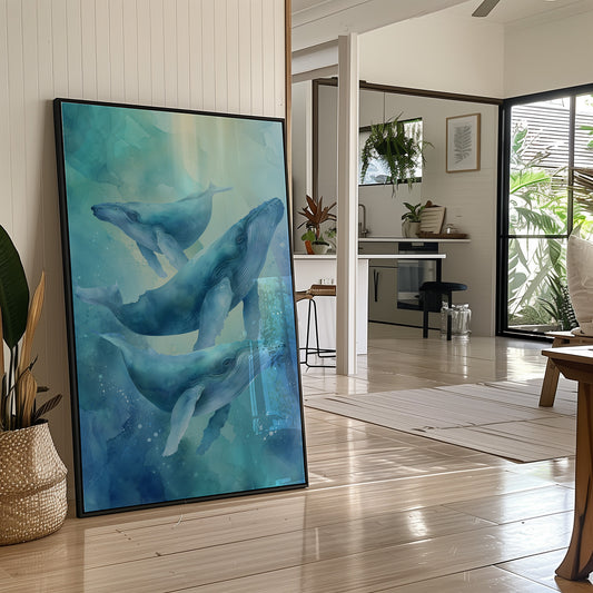 Ocean Giants Dance In Teal